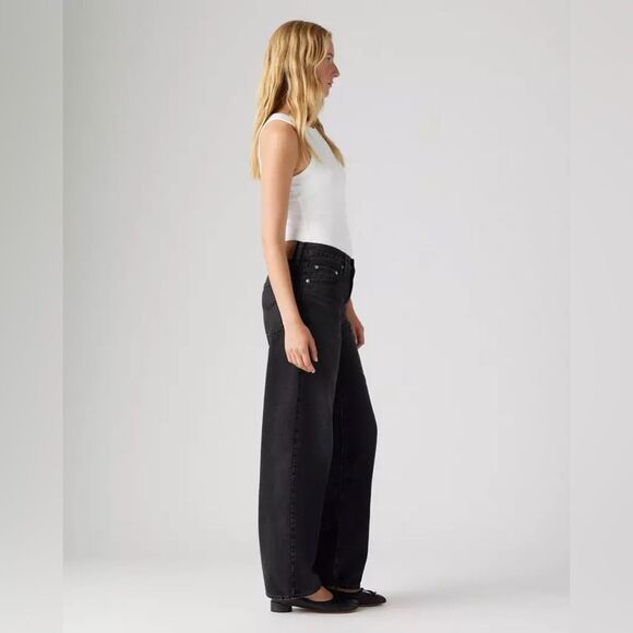 Levi's Women’s Black Relaxed Boyfriend Jeans | 32x30 - Picture 9 of 9